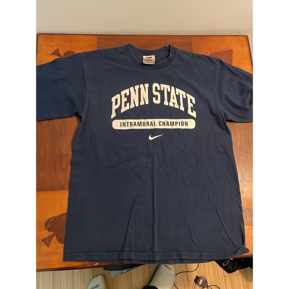 Nike Other - Nike Penn State Intramural Champion T Shirt Mens medium Blue NCAA Swoosh Tee